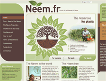 Tablet Screenshot of neem.fr